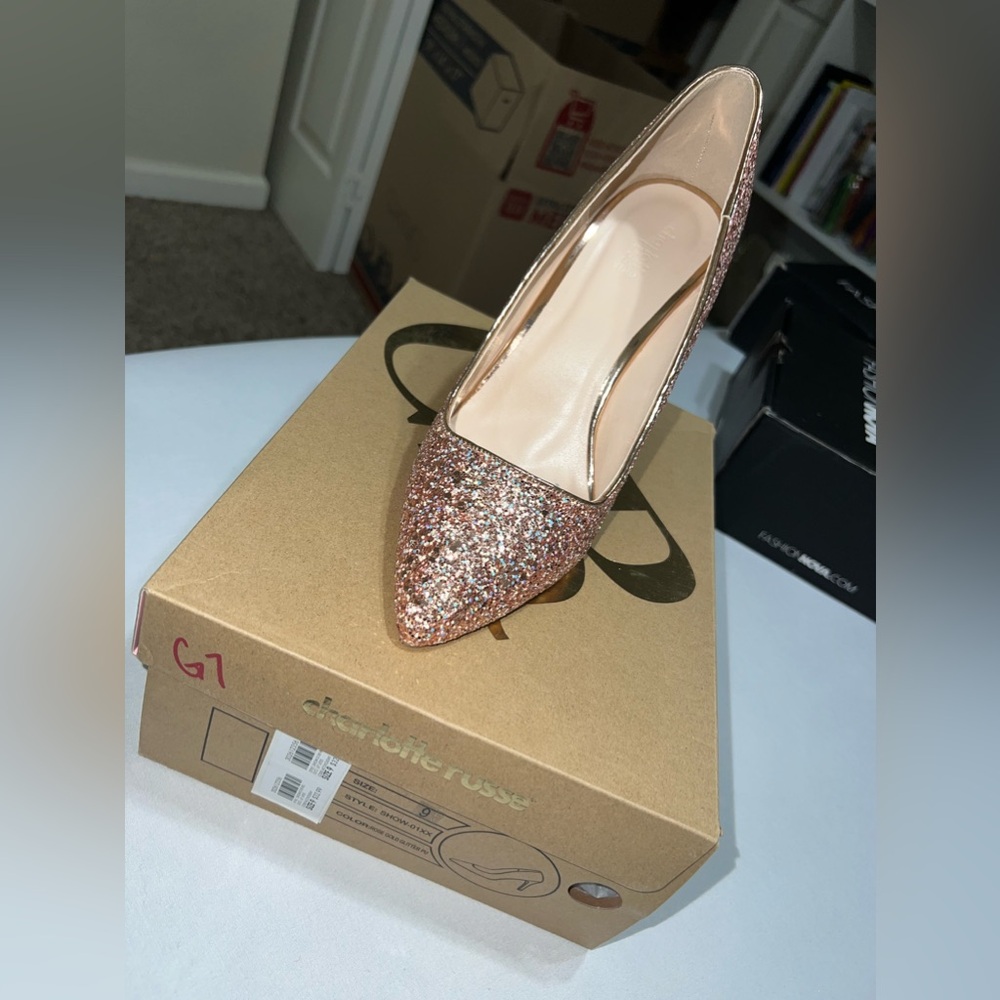 Charlotte Russe - Glitter Heels